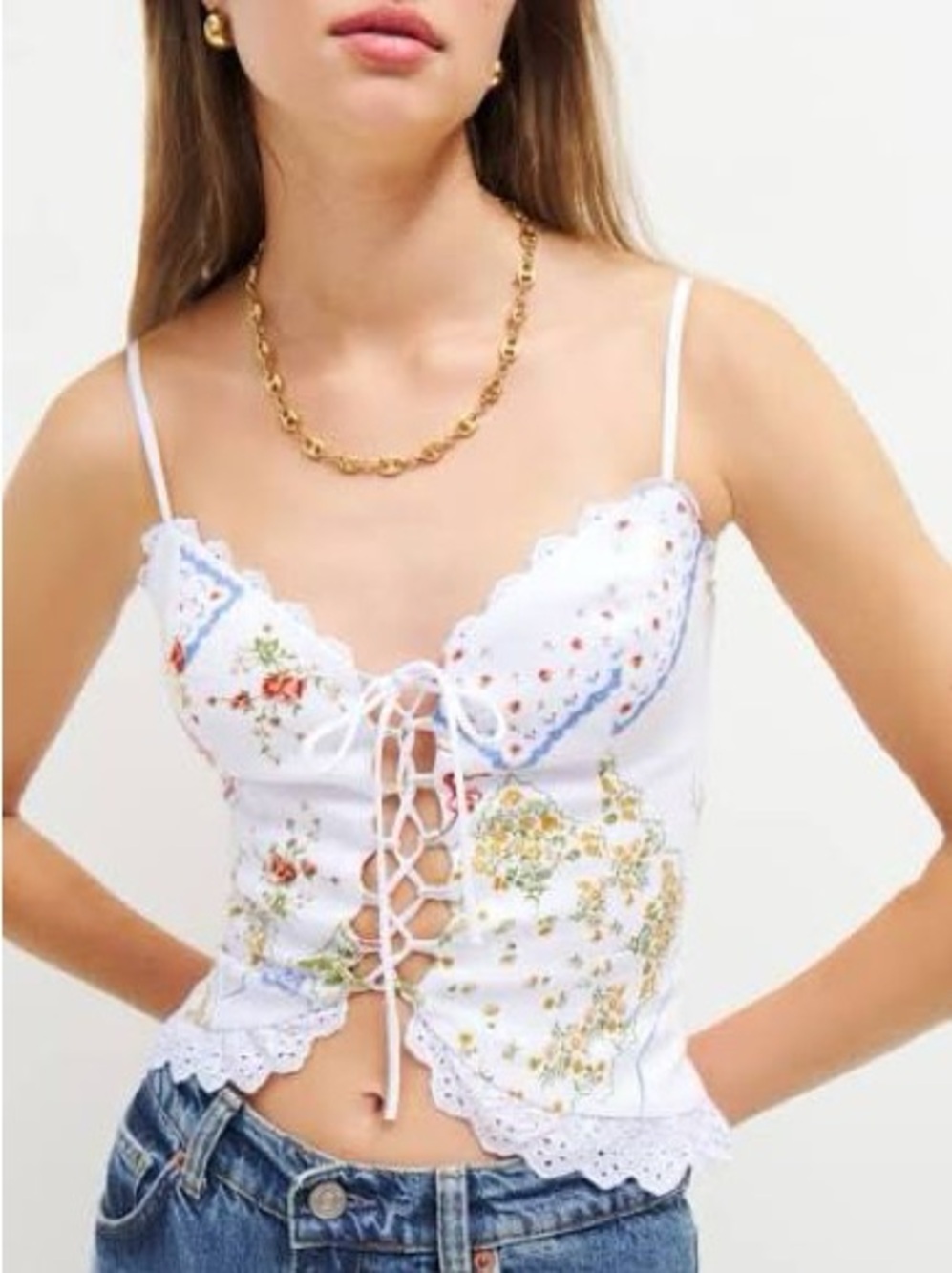 Reformation Josephine Linen Top